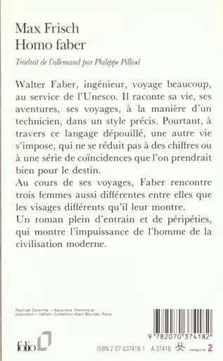 Produktbild Homo faber (Französisch, Frisch Max, 1989)