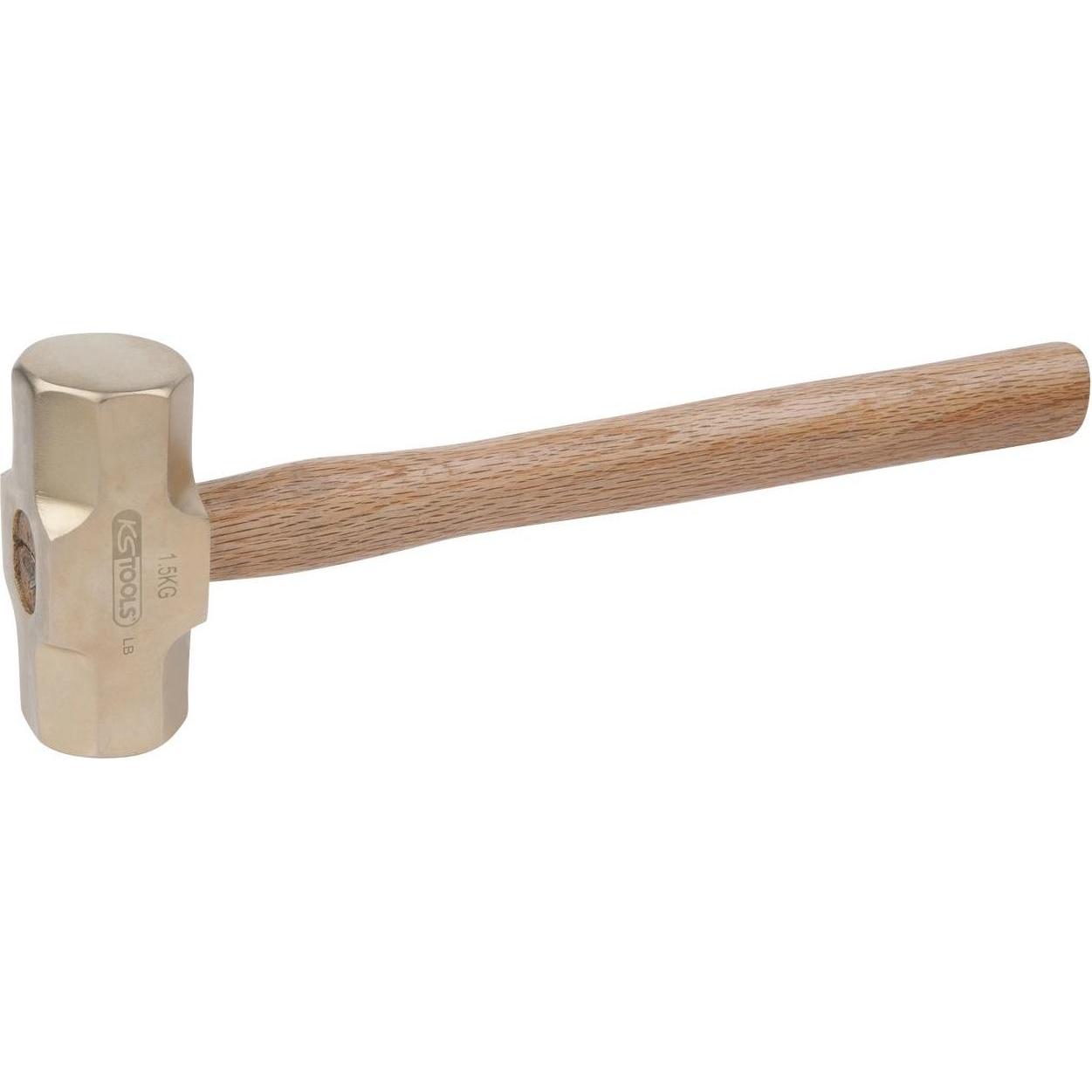 KS Tools, Hammer, BRONZEplus Minenhammer, Stielart Hickory, 5000 g (5750 g)