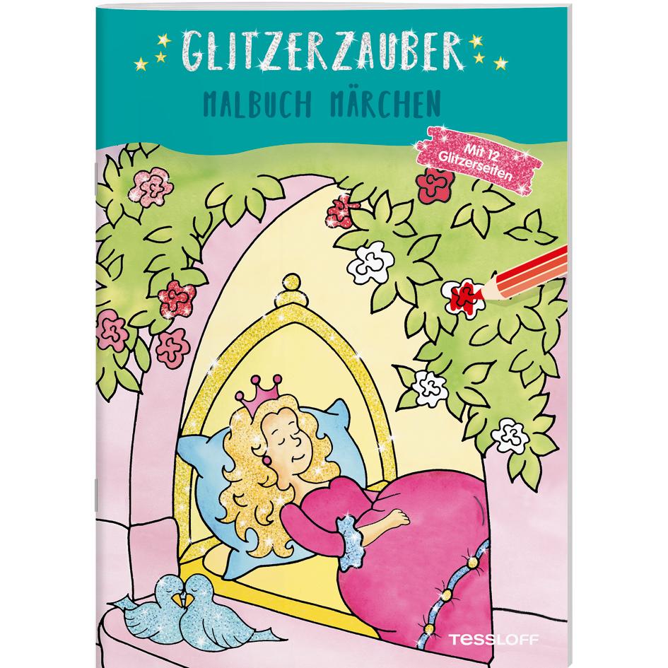 Tessloff Glitzerzauber Malbuch. Märchen