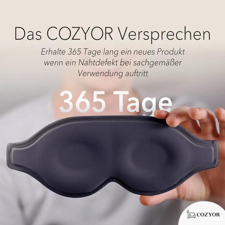 Immagine prodotto Cozyor Maschera per dormire e tappi per le orecchie (Maschera sonno)