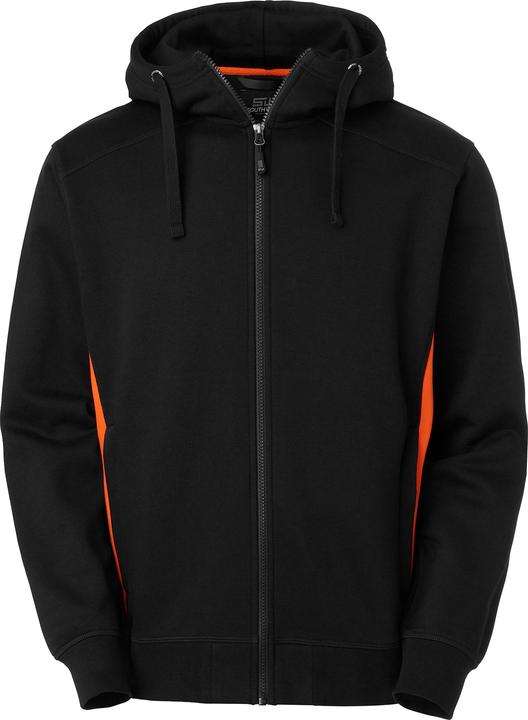 Immagine prodotto Top Swede South West - Felpa Franklin, uomo, XS nero/arancio, 80% cotone, 20% poliestere (XS)