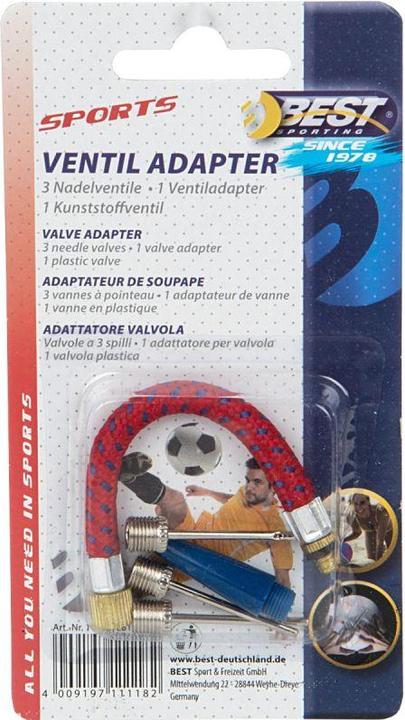 Actual product image Best Sporting Valve adapter set 11118