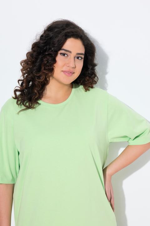 Produktbild Ulla Popken T-Shirt, Rundhalsausschnitt, Relaxed, Halbarm (54)