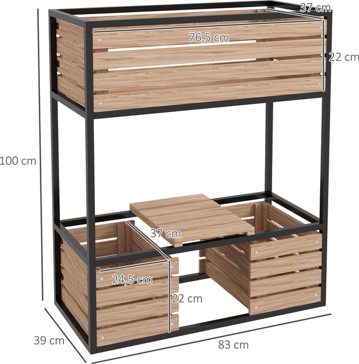 Produktbild Outsunny Hochbeet