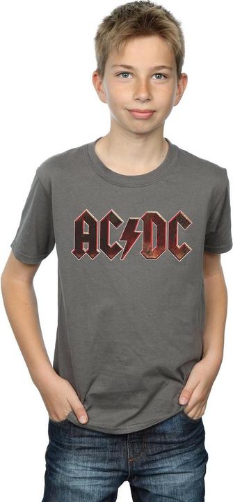 Produktbild AC/DC Logo Raw Distressed TShirt Jungen (128)