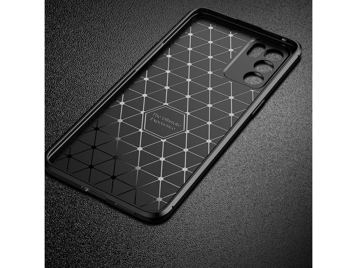 Actual product image Screenguard Oppo Reno6 Pro 5G (MediaTek) Cover Carbon Design TPU Case (Oppo Reno 6 Pro 5G (MediaTek))