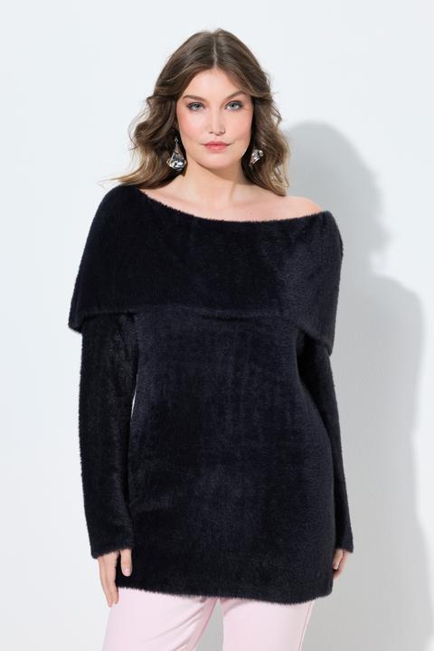 Produktbild Miamoda Pullover, Regular Fit, Fancystrick, Volant am Ausschnitt (60)