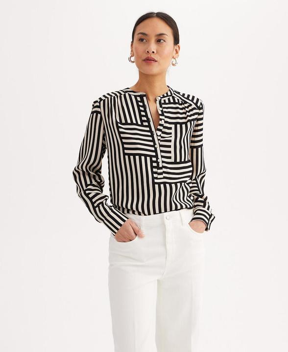 Immagine prodotto Anne Weyburn Bluse mit tunesischem Kragen (36)