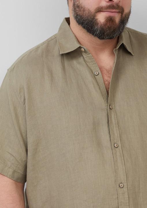 Immagine prodotto S.Oliver Hemd Regular Fit: Leichtes Kurzarmhemd aus 100% Leinen (4XL)