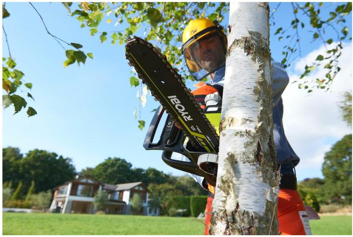 Actual product image Ryobi OCS1830 (Battery chain saw)