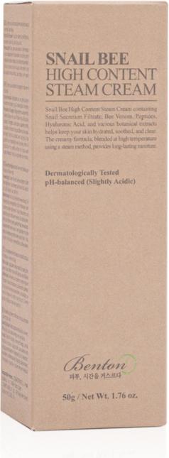 Immagine prodotto Benton Crème Snail Bee High Content Stream Cream 50 g (Crema 24h)