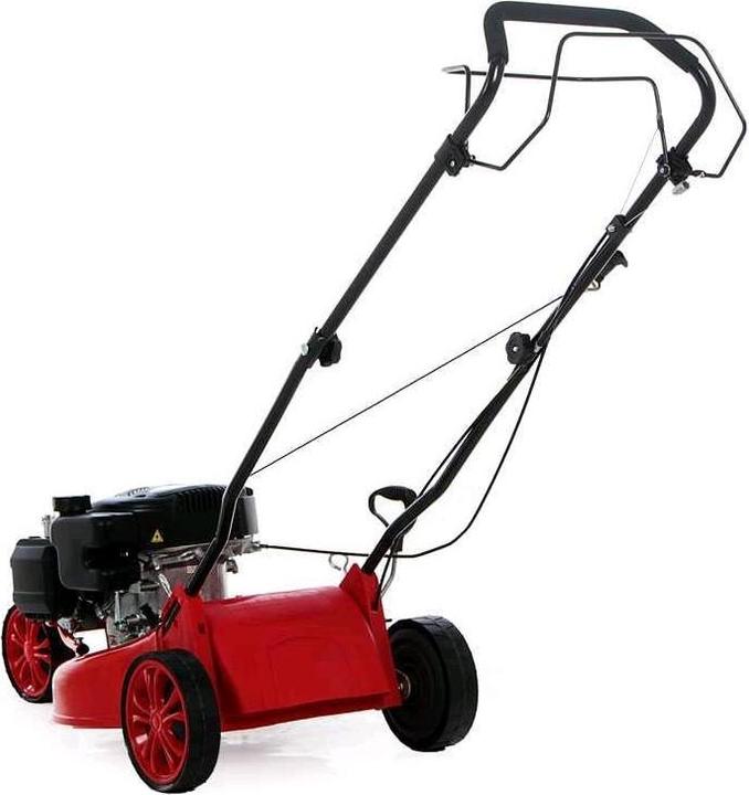 Produktbild GeoTech Rasenmäher Radantrieb mit vorderem Drehrad (Benzinbetrieb)