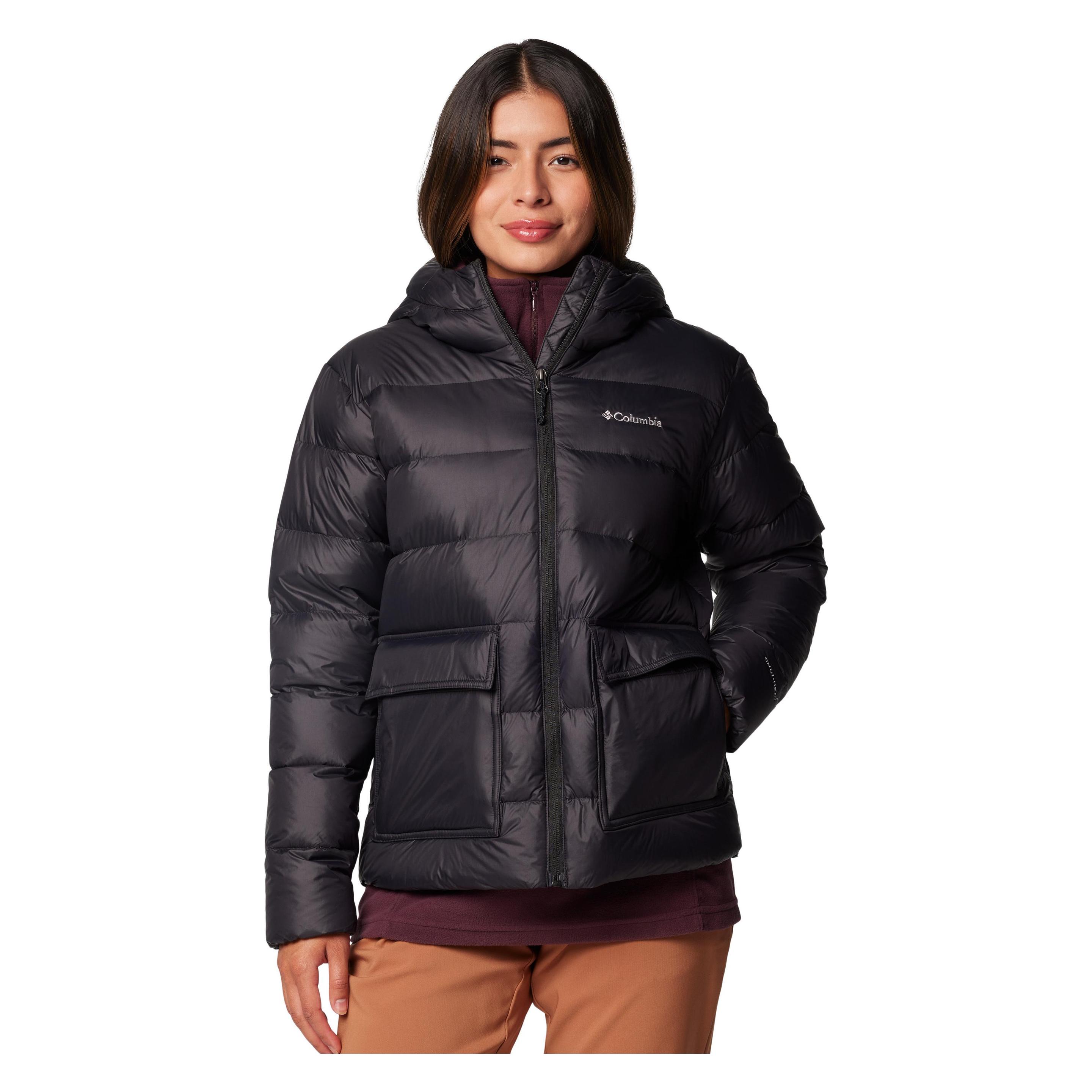 Columbia, Damen, Winterjacken, Harmony Falls™ Hooded Down Jacket, Schwarz, (Xl)