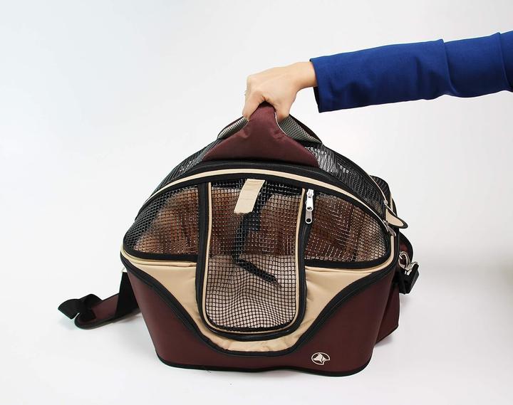 Image du produit Croci Sac de transport pour animaux domestiques FAST&EASY 2-en-1 (Chat, Chien, Respirant)