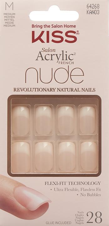 Actual product image KISS Salon Acrylic Nude (Artificial nails, Nude)
