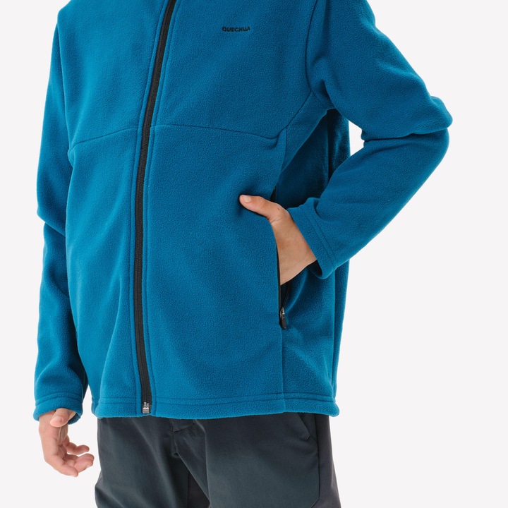 Actual product image Quechua Kids fleece jacket size 122-170 Hiking - MH500 Zip TW (10, 11, 12)
