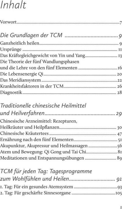 Produktbild TCM für jeden Tag. Entspannt und gesund durch die Woche (Deutsch, Li Wu, 2013)