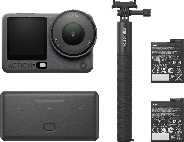 Immagine prodotto DJI Osmo Azione 6 Avventura Combo (60p, Bluetooth, WiFi)
