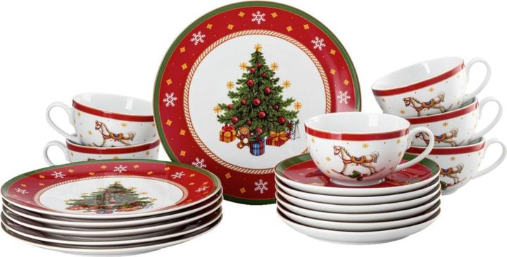 Produktbild Hutschenreuther Happy Wintertime - Happy Wintertime - Kaffeeset 18-tlg./Kombi (18 Stück)