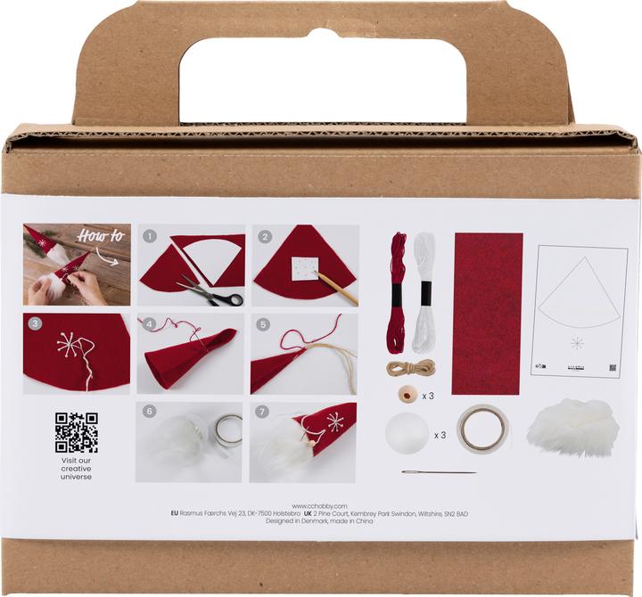 Produktbild Creativ Company Weihnachtensbaumschmuck Wichtel