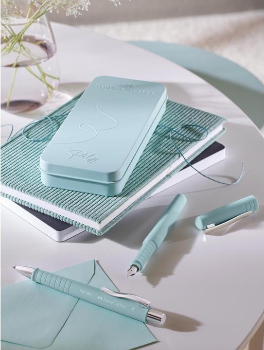 Actual product image Faber-Castell Gift set FH+KS Poly Pen/Ball caribic (Caribic Blue, 2 x)