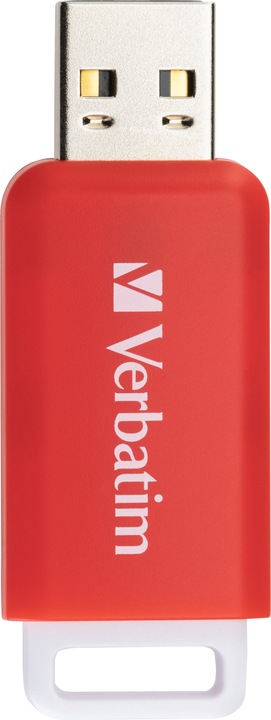Produktbild Verbatim DataBar USB 2.0 16GB Red (16 GB, USB-A, USB 2.0)