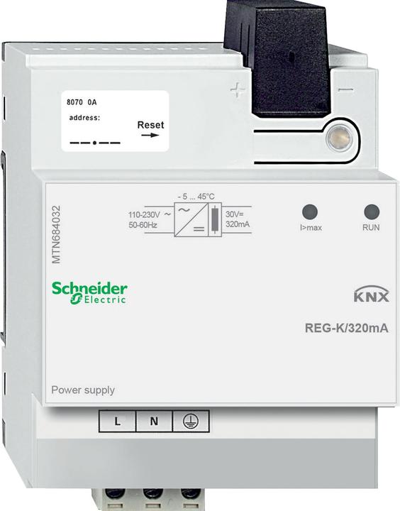 Produktbild Schneider Electric KNX Spannungsversorgung REG-K/320 mA, lichtgrau