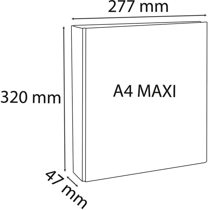 Actual product image Exacompta KREACOVER - Ring binders A4 Maxi (A4, 49 mm, 1 pcs.)