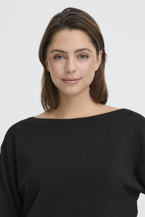 Image du produit Ichi Pull col bateau manches longues tricoté (M)