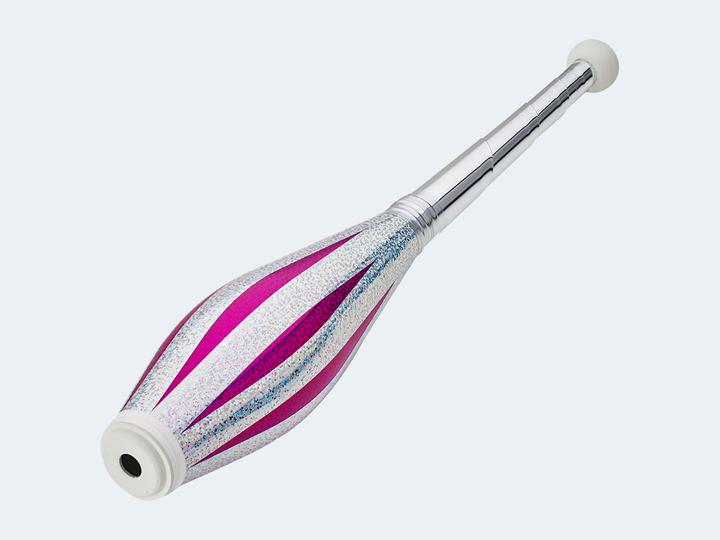 Henrys Jonglierkeule Pirouette CAG, lila/silber