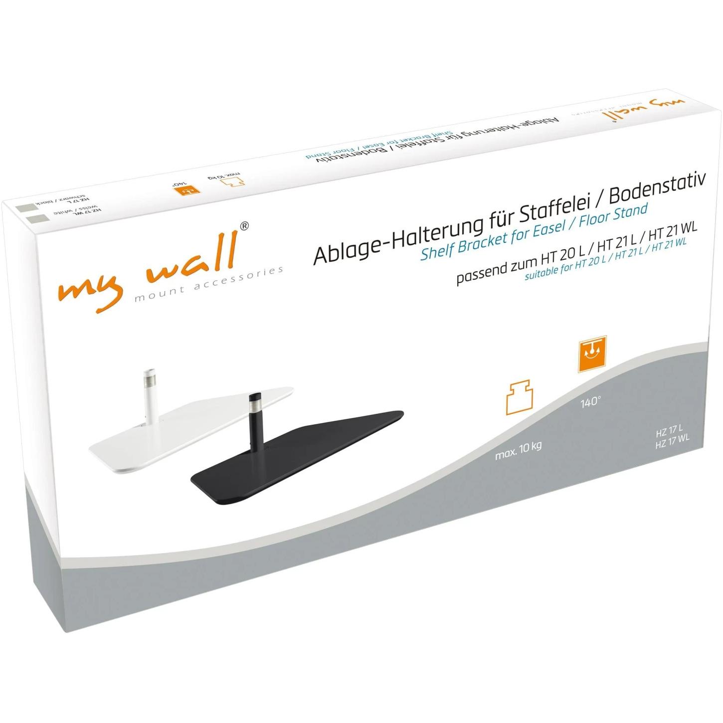 Thumbnail - myWall Ablagefach, Monitor Halterung, Weiss