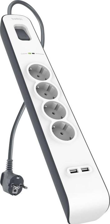 Immagine prodotto Belkin BSV401VF2M (4 x, USB-A, CEE 7/3, 2 m)