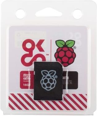 Image du produit Raspberry Pi Carte MicroSD de 16 Go avec noobs (16 Go, microSD)