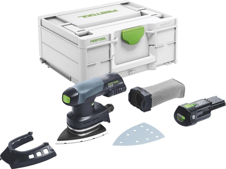 Image du produit Festool DTSC 400-Basic Ponceuse Delta sans fil 18 V 100 x 150 mm Brushless + 1x batterie 3,0 Ah + (Ponceuse multi)