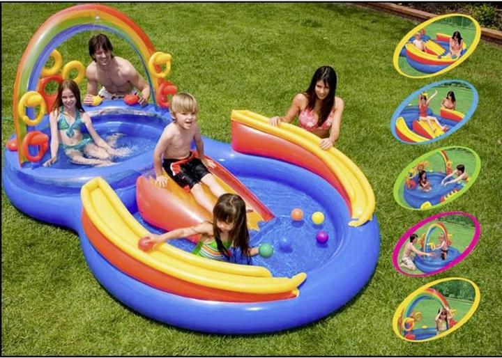 Actual product image Intex Rainbow Ring
