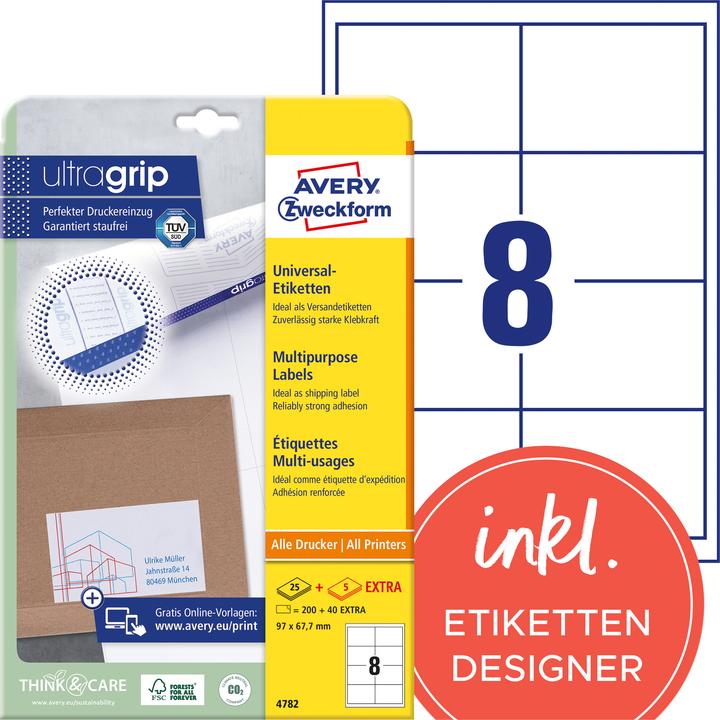 Produktbild Avery Universal-Etiketten