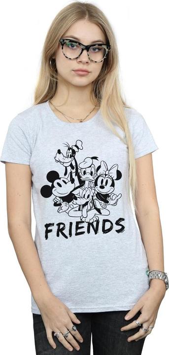 Actual product image Disney Womens/Ladies Mickey Mouse And Friends Cotton T-Shirt (XXL)