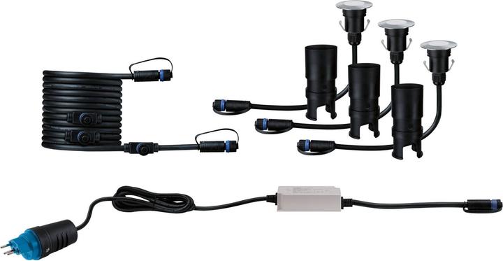 Actual product image Paulmann Lights Plug & Shine Floor Mini Set CH (95 lm, IP67)