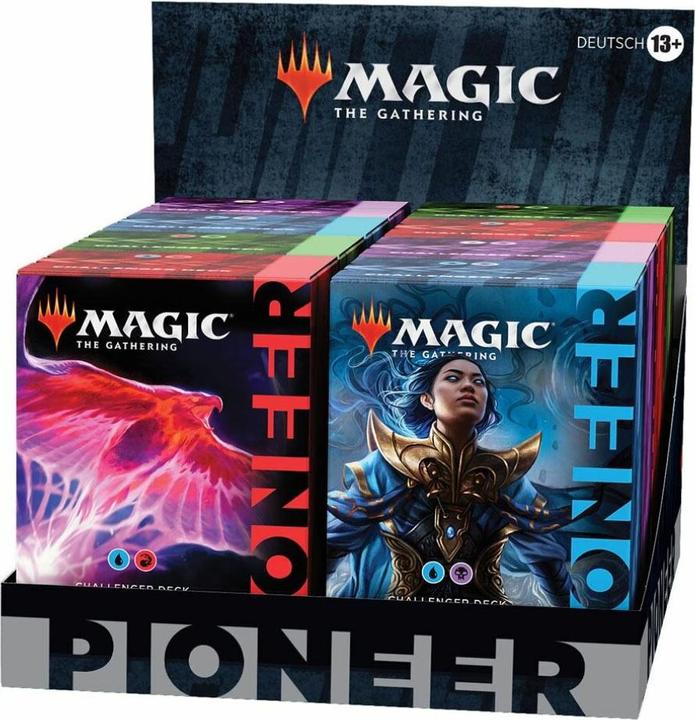 Actual product image Magic the Gathering présentoir Pioneer Challenger Deck 2022 (8) *ALLEMAND* (German, Booster Pack)