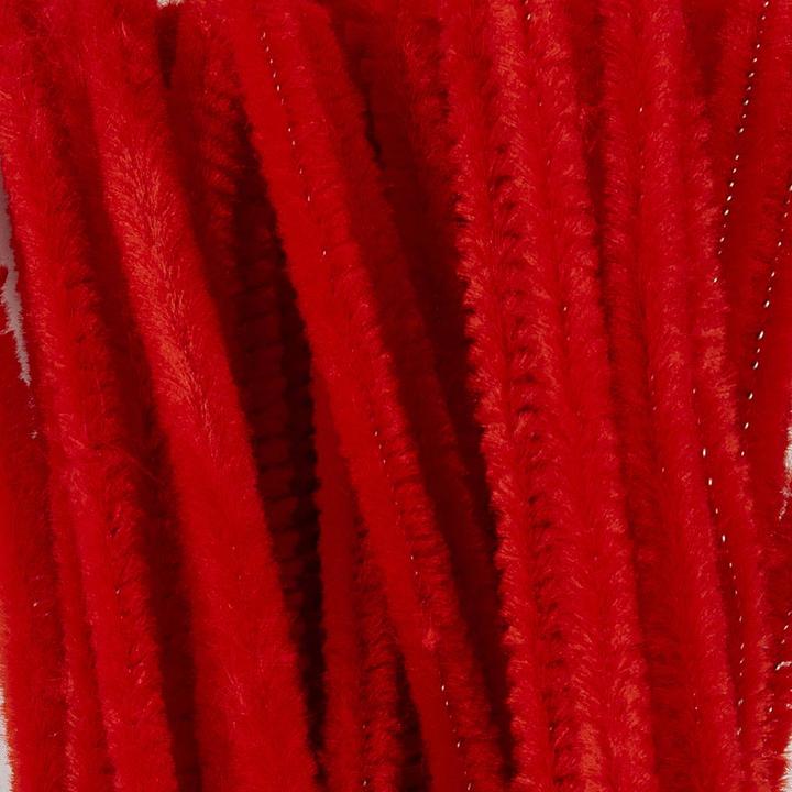 Image du produit Creativ Company Chenille Rouge 30cm, 50pcs (0.30 m)
