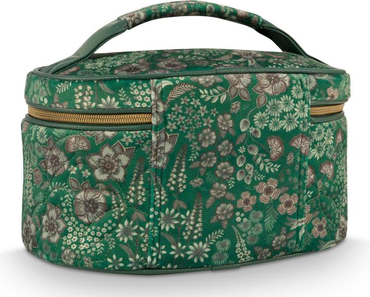 Actual product image PIP Studio Cleo Kosmetiktasche gesteppt Daisy Dreams grün 26cm