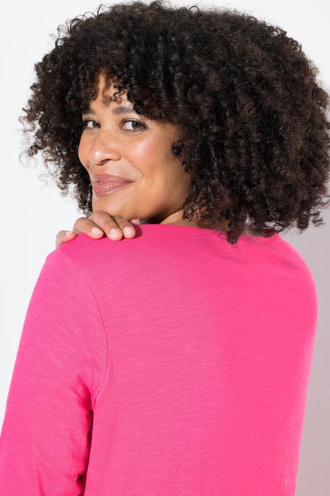 Image du produit Angel of Style T-shirt long coupe évasée, motif oeil et message (46)