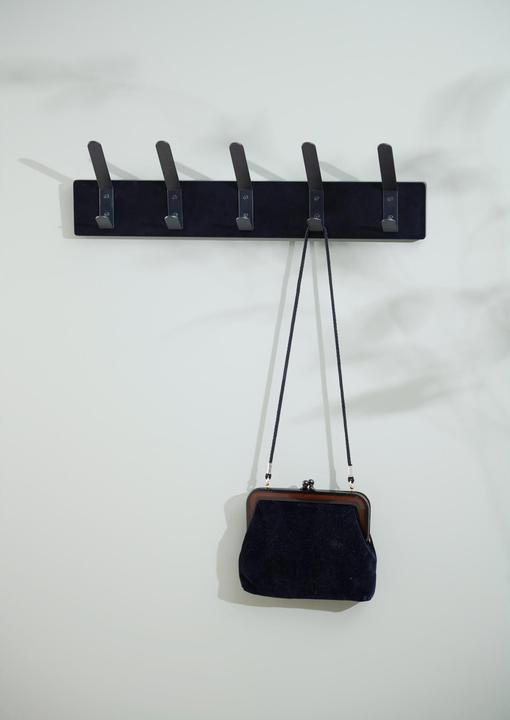 Actual product image Schou Coat rail 5 hooks, black