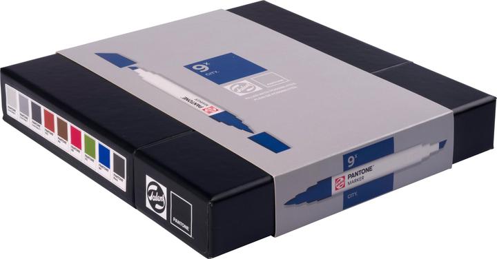 Produktbild Talens Pantone Marker 9x Set City, Strichstärke: Keine Angabe (9x)