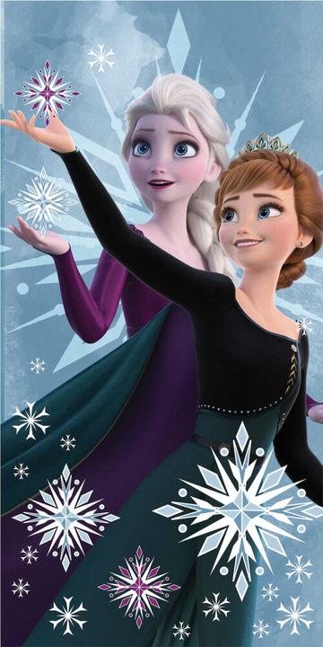 Disney Eiskönigin Snowflake Badetuch, Strandtuch 70x140cm (140 x 70 cm)