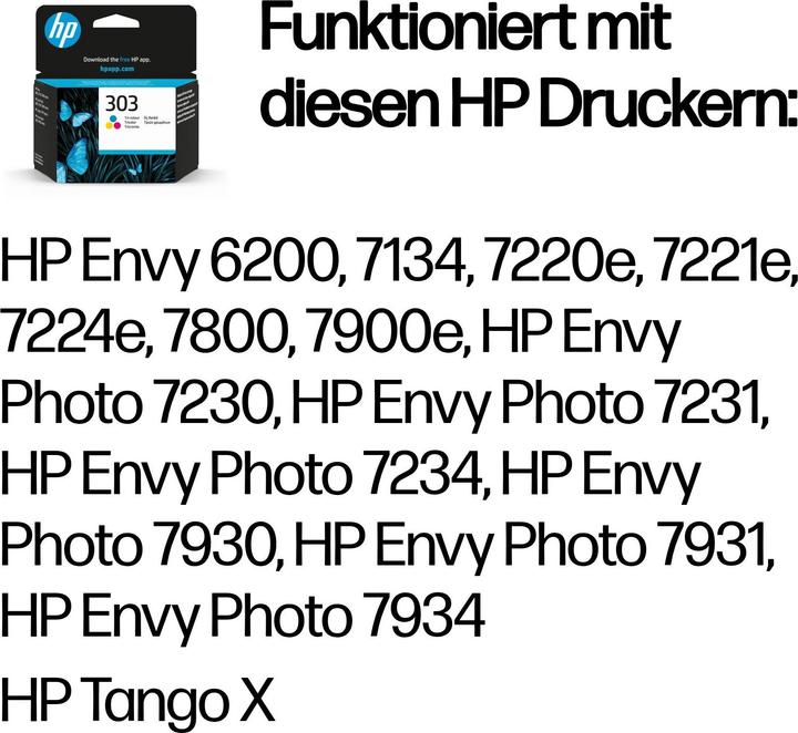 Produktbild HP 303 (M, C, Y)
