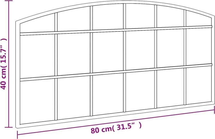 Immagine prodotto vidaXL Wandspiegel (80 x 40 cm)