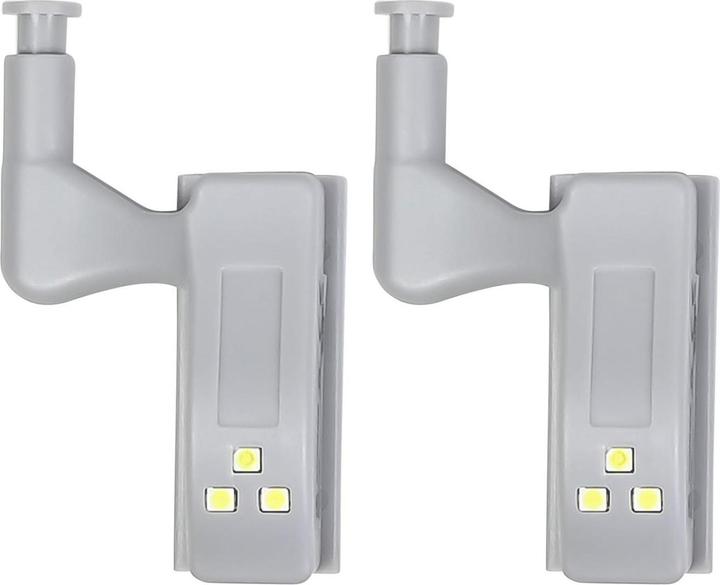 Produktbild Casativo Automatische Schrankscharnier-Beleuchtung, grau, 4-tlg.