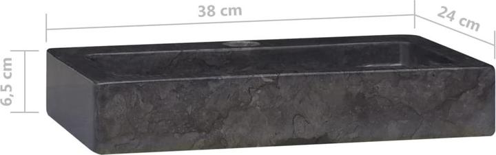 Produktbild vidaXL Becken (240 mm, 380 mm)