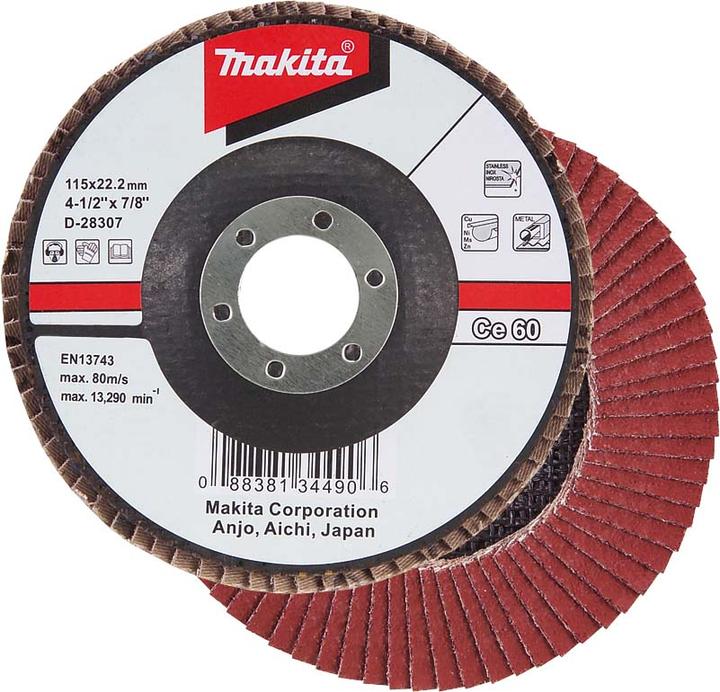 Produktbild Makita Fächerschleifsch. 115mm C80F (SiC80)
